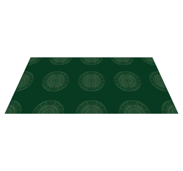 Mandala vinyl carpet with mandala motif design - TenStickers