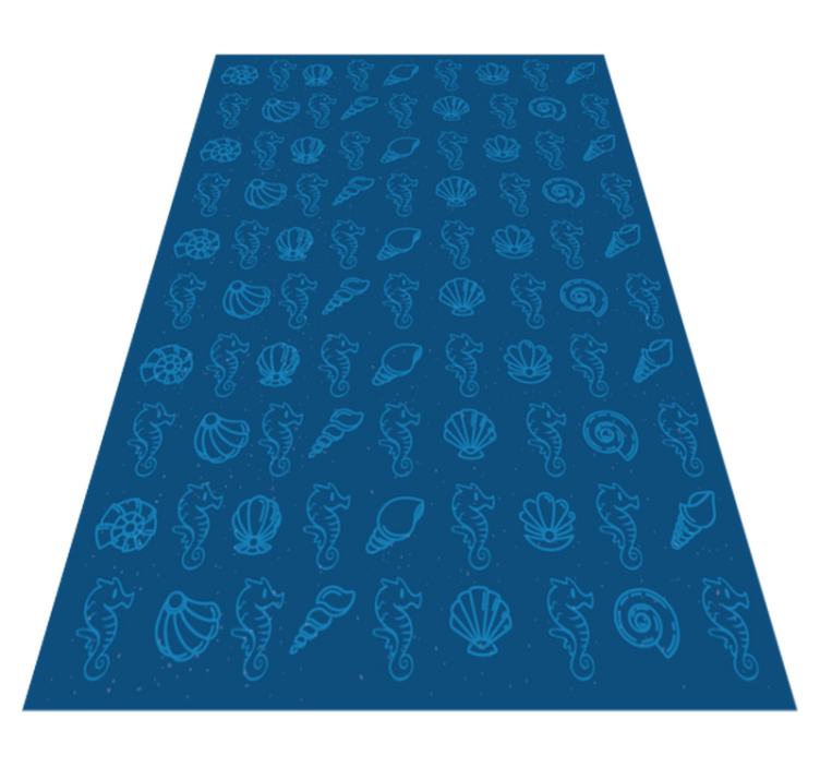 Marine Motifs Illustration animal vinyl carpet - TenStickers