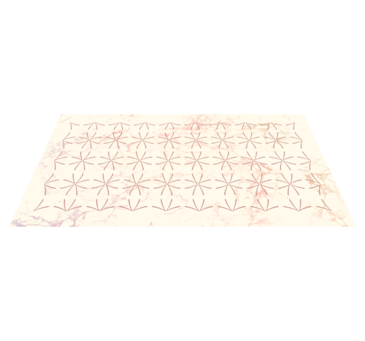 Geometric Star Pattern living room vinyl carpet - TenStickers