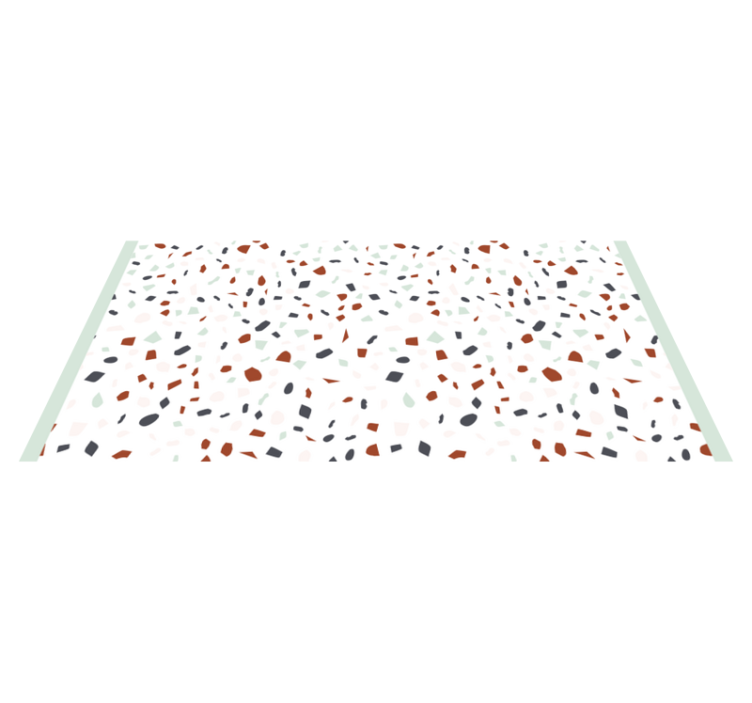 Abstract Terrazzo texture vinyl carpet - TenStickers