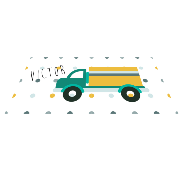 Customizable Truck custom vinyl carpet - TenStickers