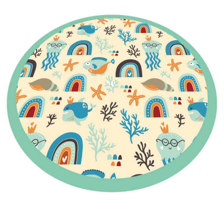 Sea Life Playtime kids vinyl carpet - TenStickers