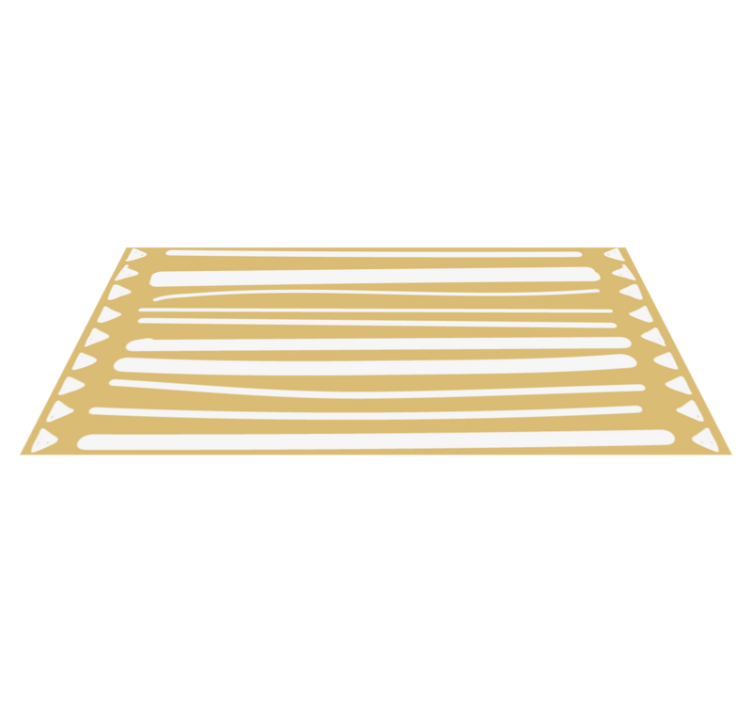 Lined Sunshine striped vinyl carpet - TenStickers