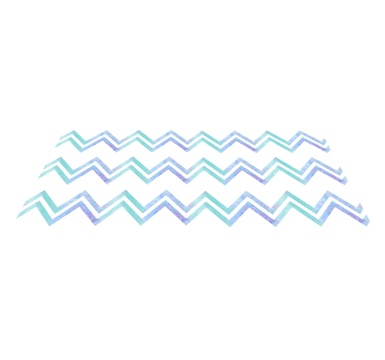 Zigzag Patterned Harmony geometric vinyl carpet - TenStickers