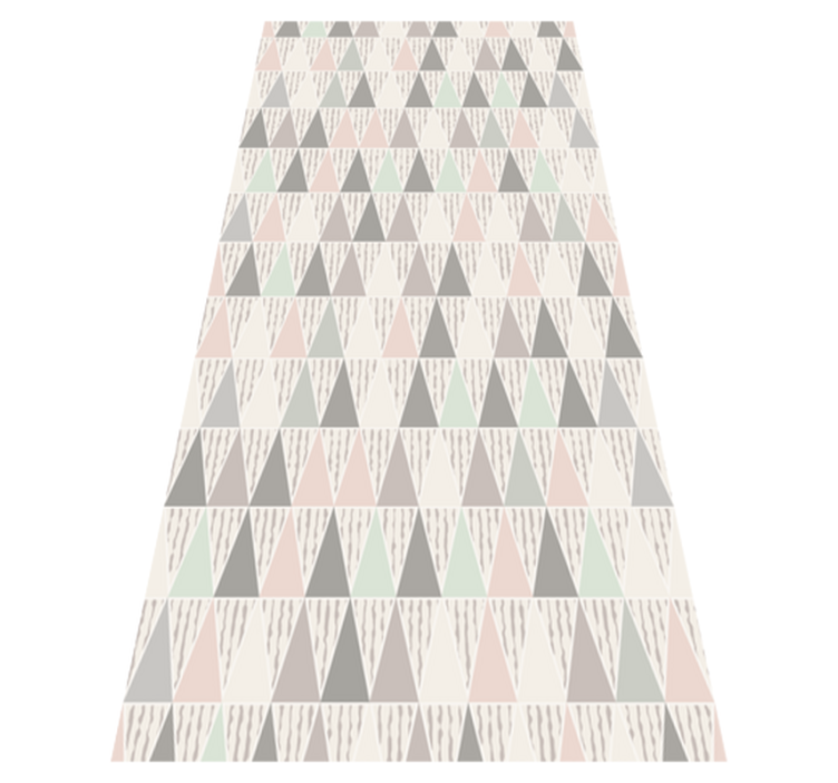 Triangular Shapes geometric vinyl carpet - TenStickers