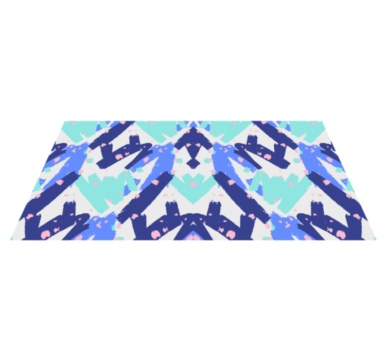 Abstract Camouflage Pattern living room vinyl carpet - TenStickers