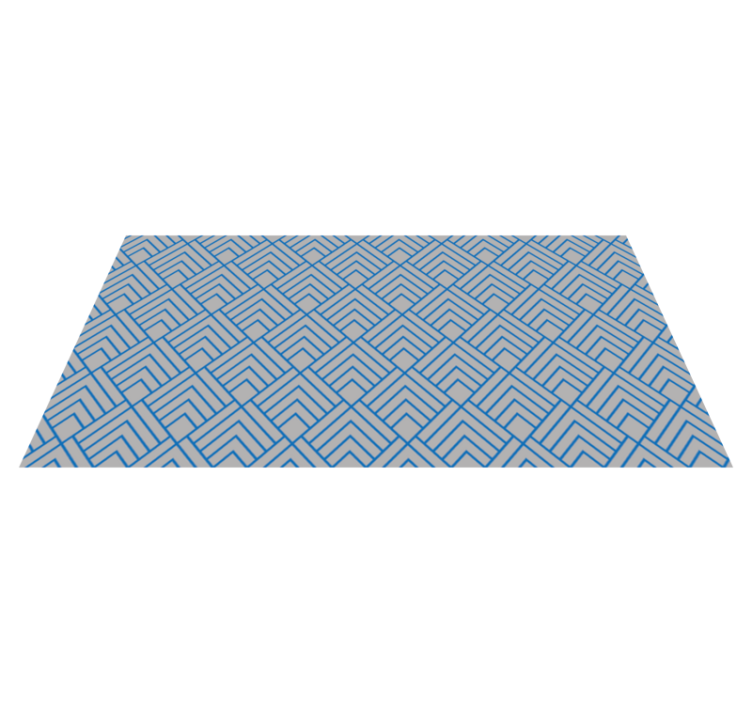 Chevron Lines Pattern geometric vinyl carpet - TenStickers
