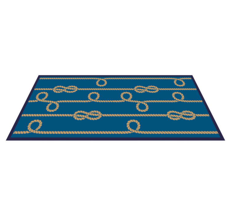 Nautical Knots Pattern texture vinyl carpet - TenStickers