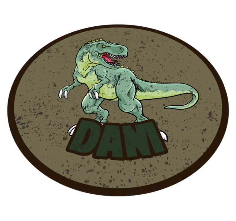 Customized Dinosaur custom vinyl carpet - TenStickers
