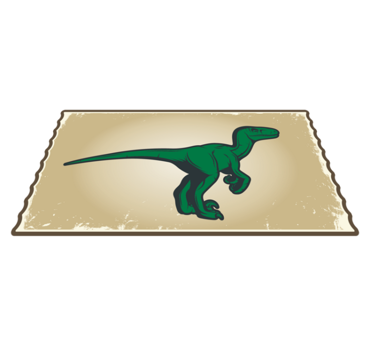 Dinosaur T-Rex character kids vinyl carpet - TenStickers