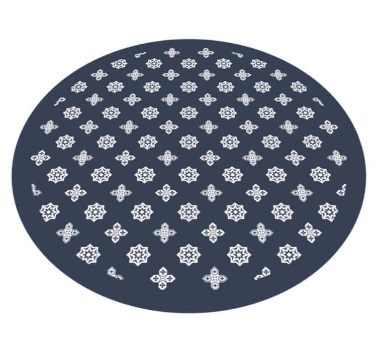 Celestial Patterns star vinyl carpet - TenStickers