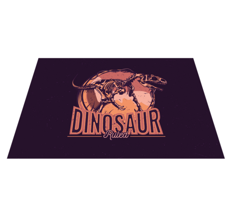 Dinosaur Graphic Image animal vinyl carpet - TenStickers