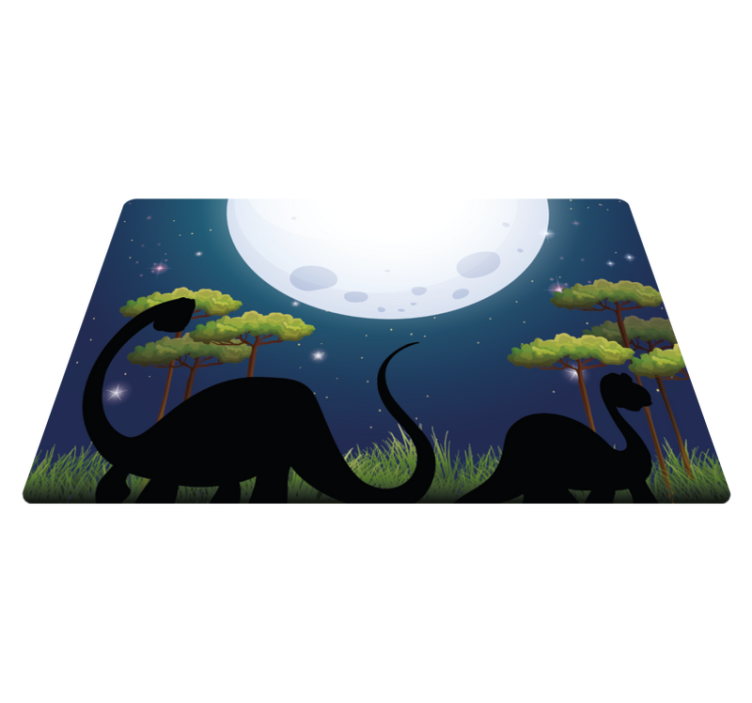 Safari Adventure Circuit kids vinyl carpet - TenStickers