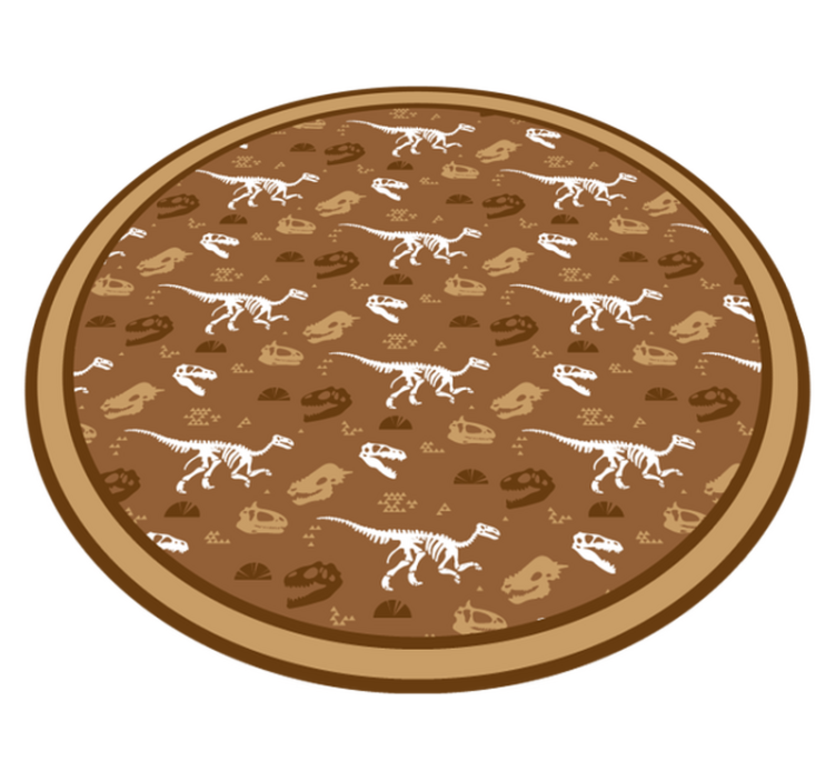 Dinosaur Motifs kids vinyl carpet - TenStickers