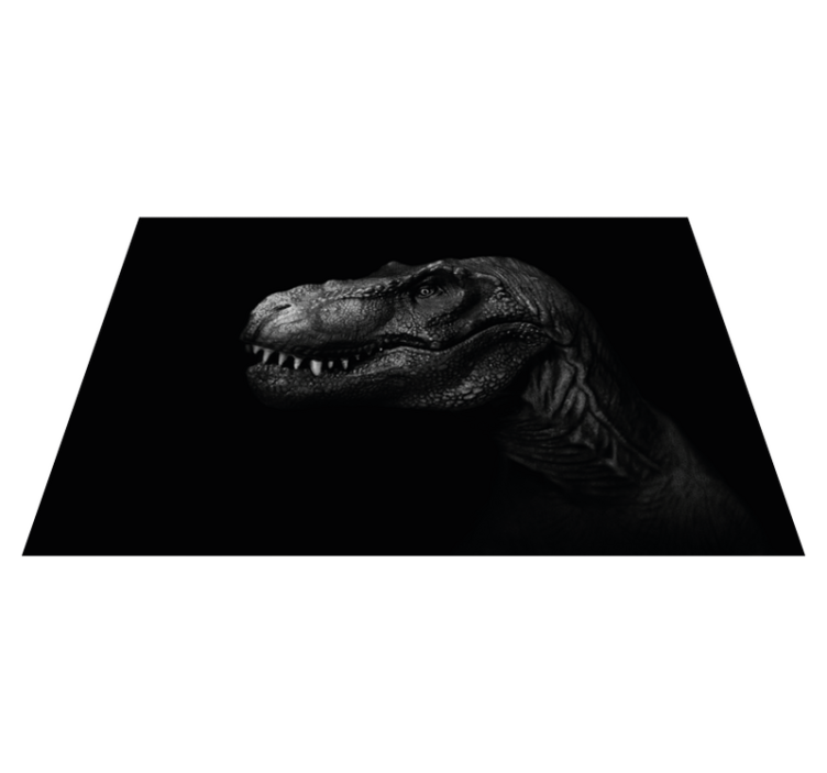 Tyrannosaurus Portrait animal vinyl carpet - TenStickers
