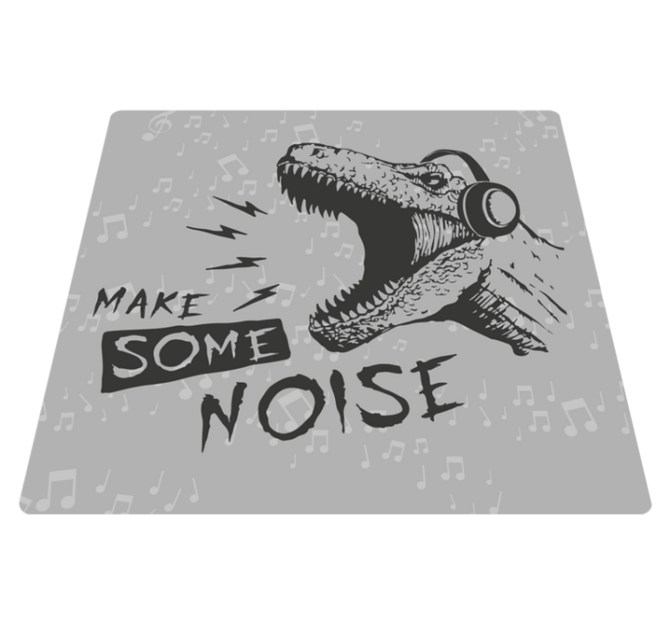 Dynamic Dinosaur Sound kids vinyl carpet - TenStickers