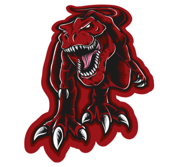 Ferocious Dinosaur animal vinyl carpet - TenStickers