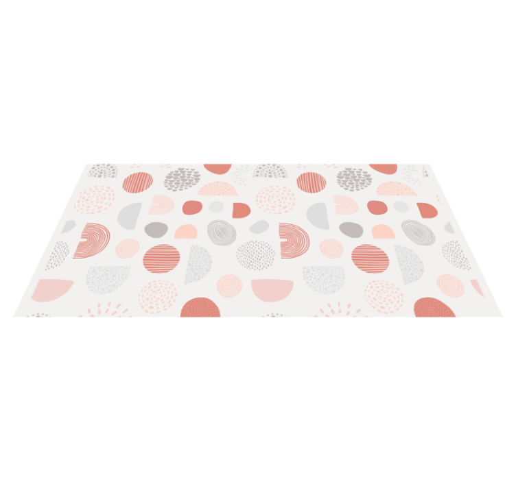 Abstract Pastel Shapes nursery vinyl carpet - TenStickers