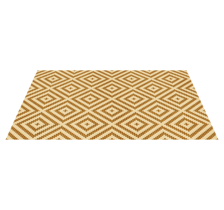 Diamond Textured Style geometric vinyl carpet - TenStickers