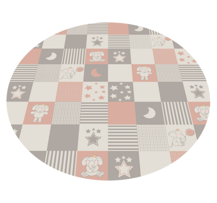 Children's Patchwork kids vinyl carpet - TenStickers