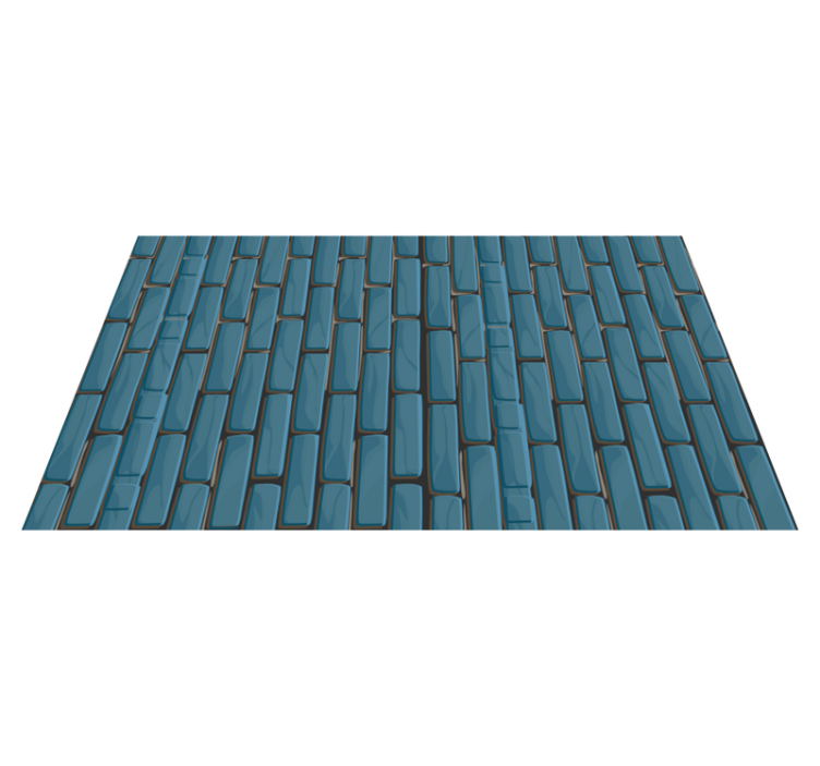 Brick Patterning tile vinyl carpet - TenStickers