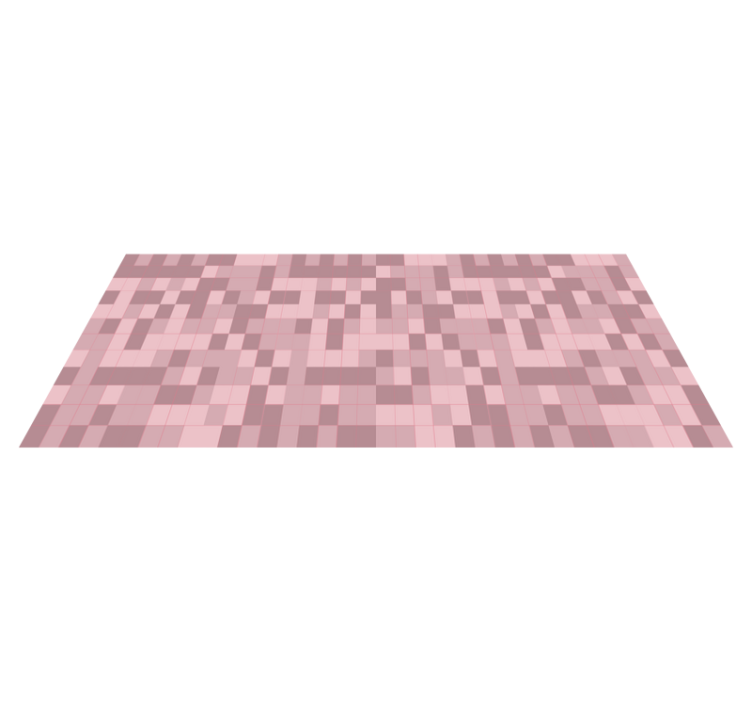 Pixelated Camouflage geometric vinyl carpet - TenStickers