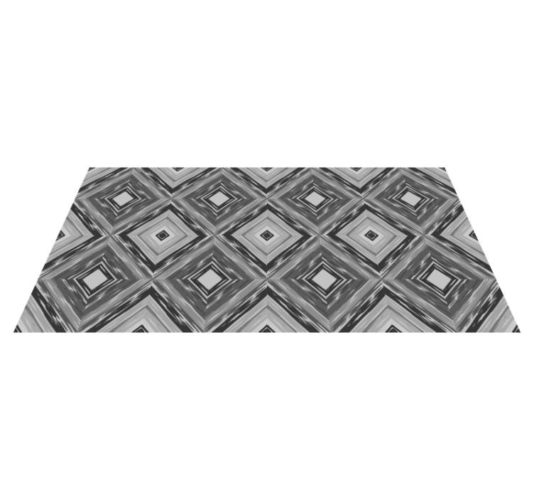Diamond Illusion geometric vinyl carpet - TenStickers