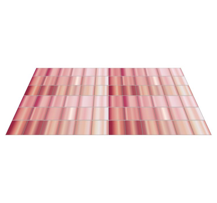 Pink Tiled Pattern tile vinyl carpet - TenStickers