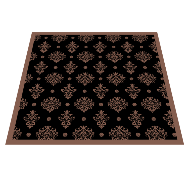 Botanical Decorative floral vinyl carpet - TenStickers