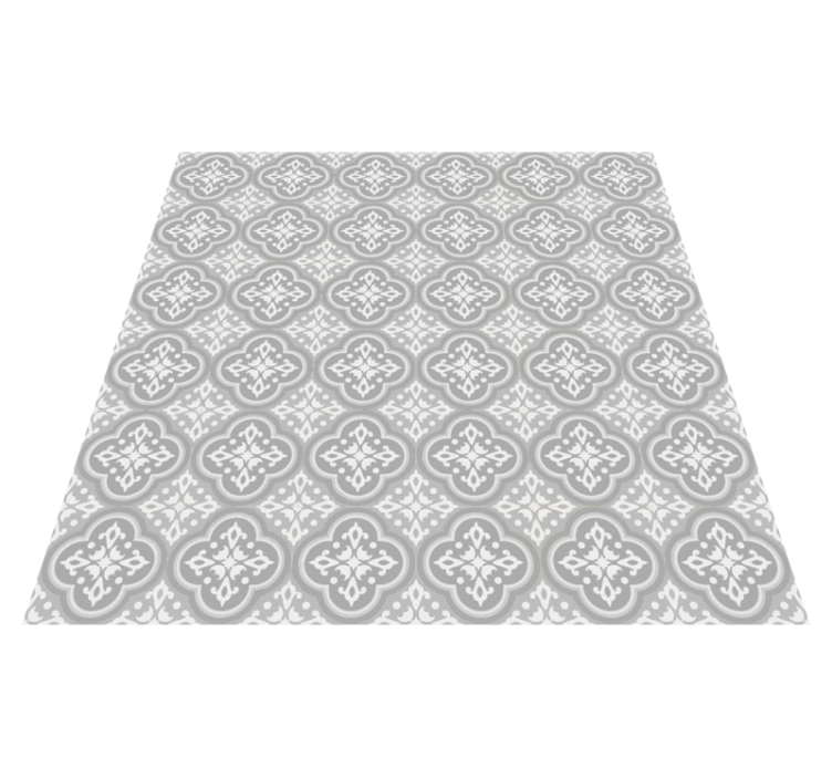 Grey Portuguese tile carpet - TenStickers