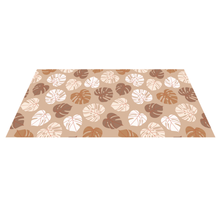 Monstera Delight floral vinyl carpet - TenStickers