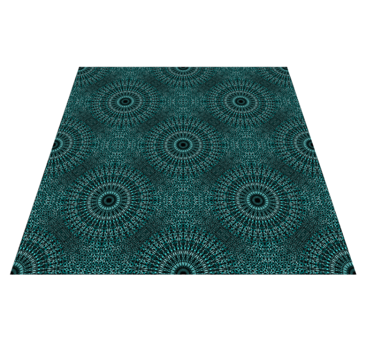 Mandala radiance mandala vinyl carpet - TenStickers