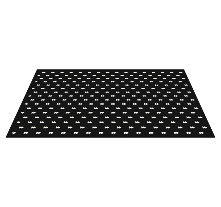 Monochrome Bowties striped vinyl carpet - TenStickers