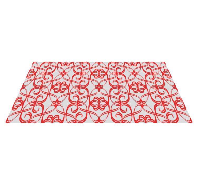 Swirled Intricacy geometric vinyl carpet - TenStickers