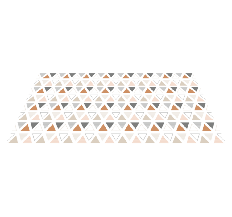 Triangular Pattern Design geometric vinyl carpet - TenStickers