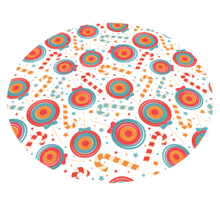 Candyland Imagery game vinyl carpet - TenStickers