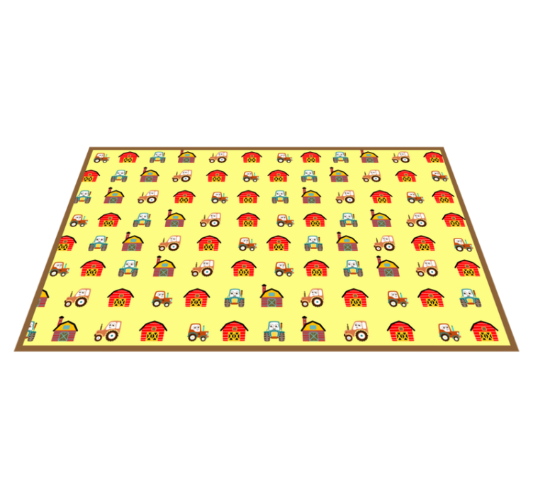 Farmyard Fun kids vinyl carpet - TenStickers
