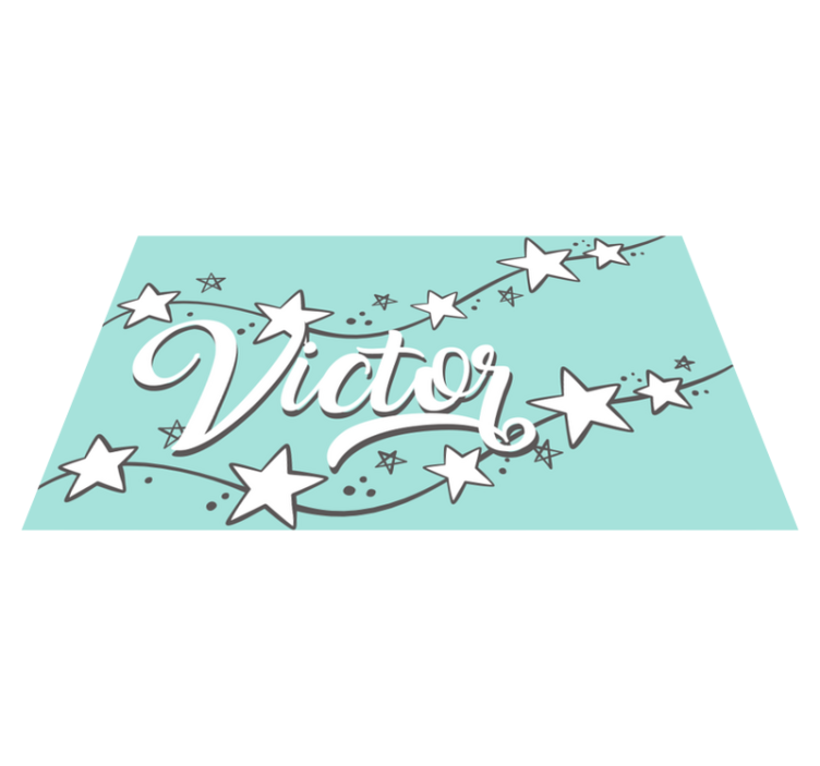 Customizable Stardust custom vinyl carpet - TenStickers