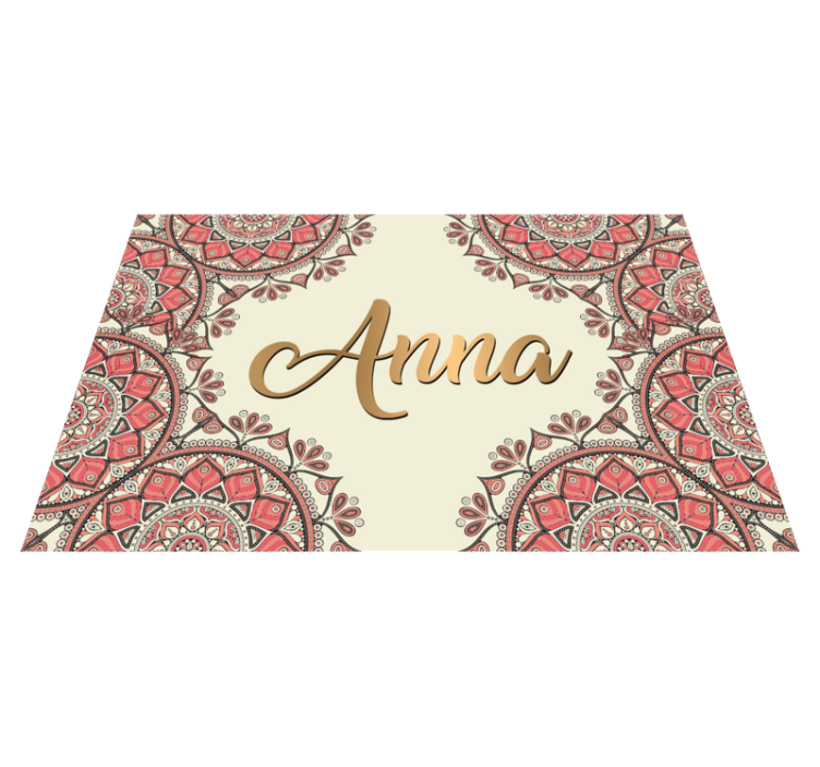 Custom mandala custom vinyl carpet - TenStickers