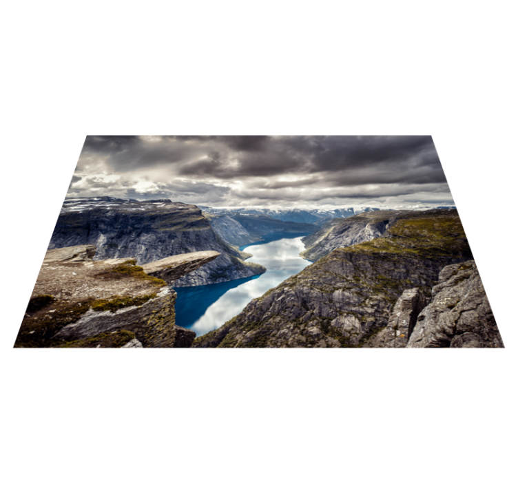 Aerial Landscape nature vinyl carpet - TenStickers