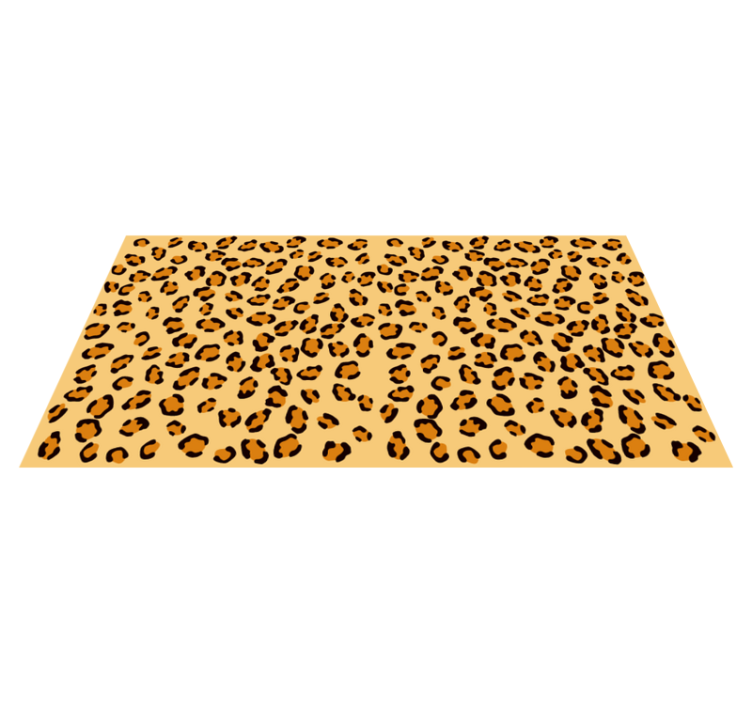Leopard Spots animal print vinyl carpet - TenStickers