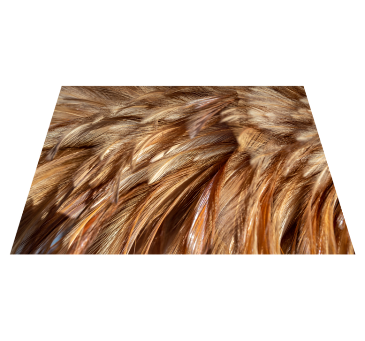 Swirling Fur animal print vinyl carpet - TenStickers