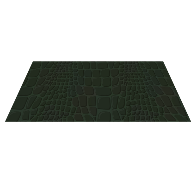 Crocodile Textured Surface animal print vinyl carpet - TenStickers
