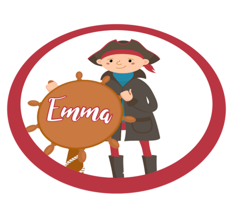 Pirate Customizable custom vinyl carpet - TenStickers