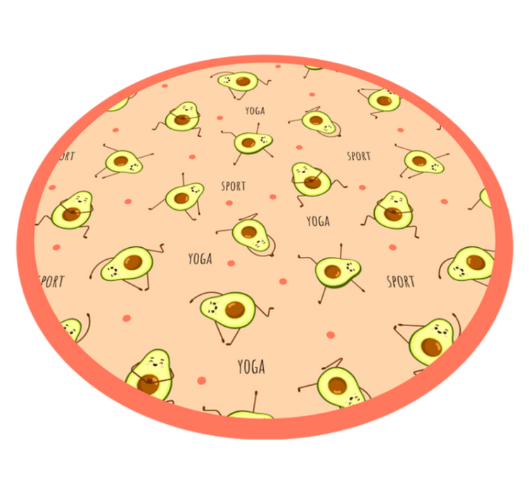 Avocado Activity Play kids vinyl carpet - TenStickers