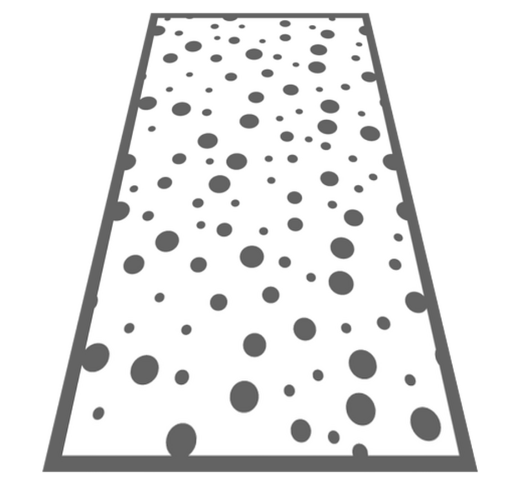Elegant dark dots bedroom vinyl carpet - TenStickers