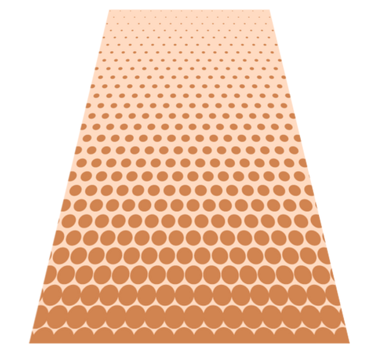 Polka Dot Gradient striped vinyl carpet - TenStickers