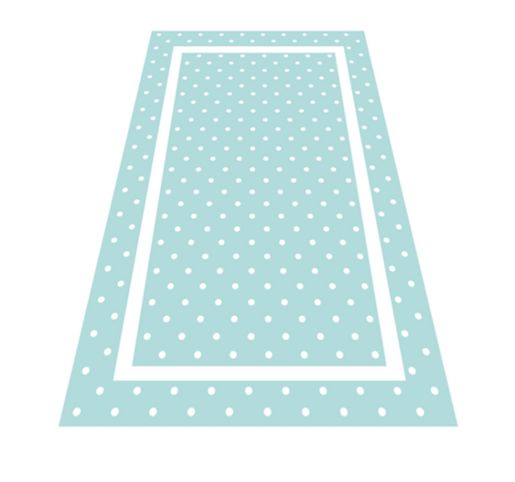 Polka Dot Simplicity bedroom vinyl carpet - TenStickers