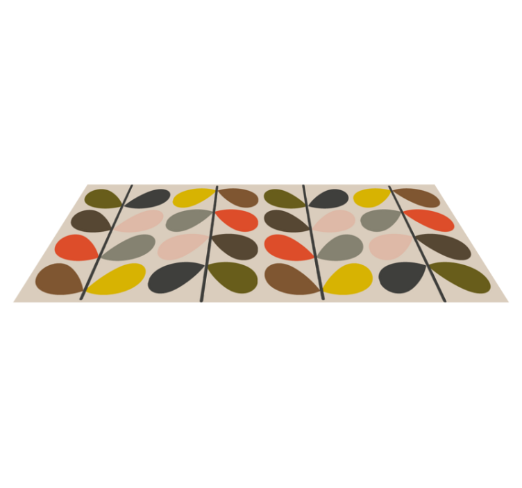 Colorful Orb Patterns geometric vinyl carpet - TenStickers