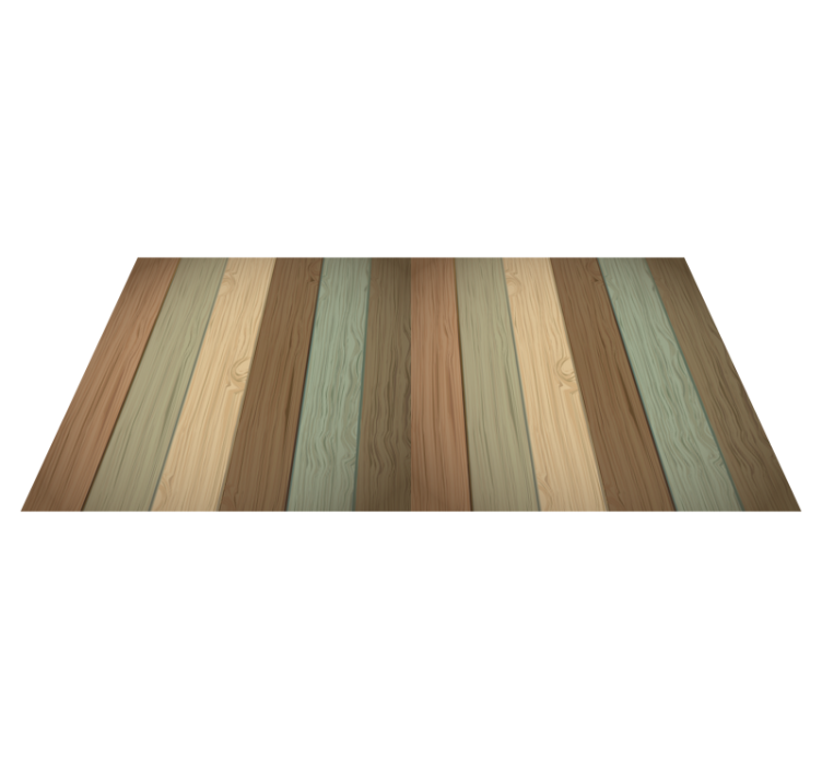 Material effect - wood wood effect vinyl rug - TenStickers